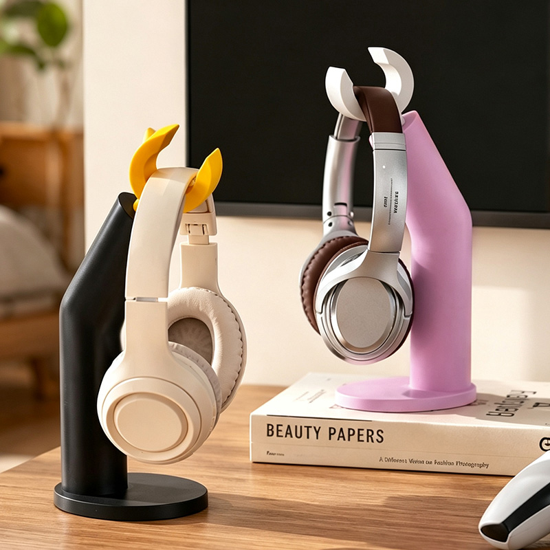 Retro Gaming Headset - Retro Headphone Stand Desktop Headset Holder