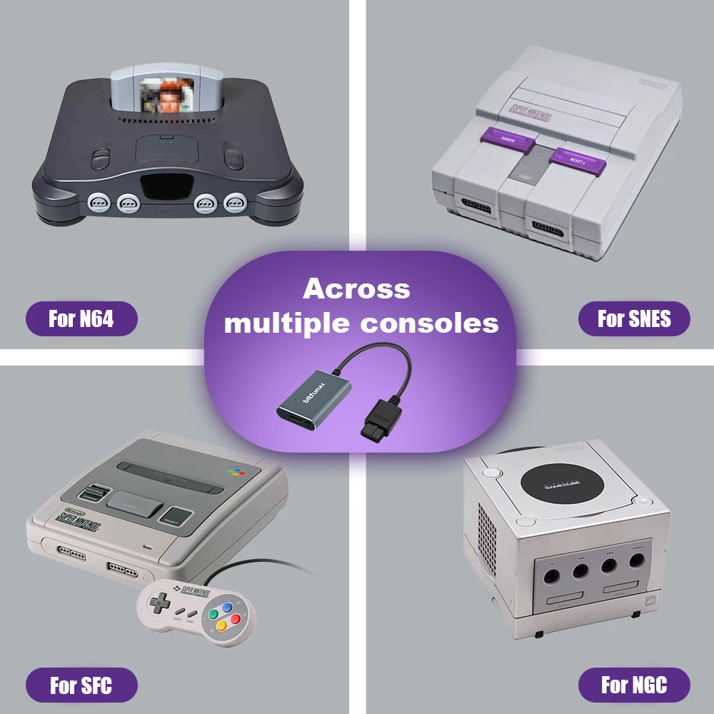 Bitfunx 720P Svideo / AV To HD - Retro Gaming Machine 评论和价格