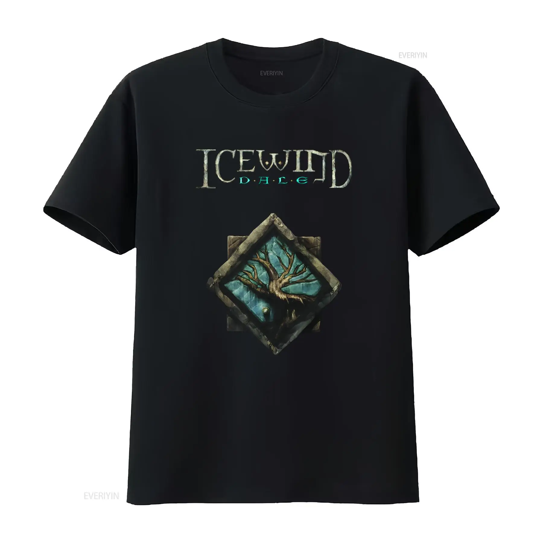 Icewind Dale Logo Classic Vide - Retro Gaming T Shirts 评论和价格