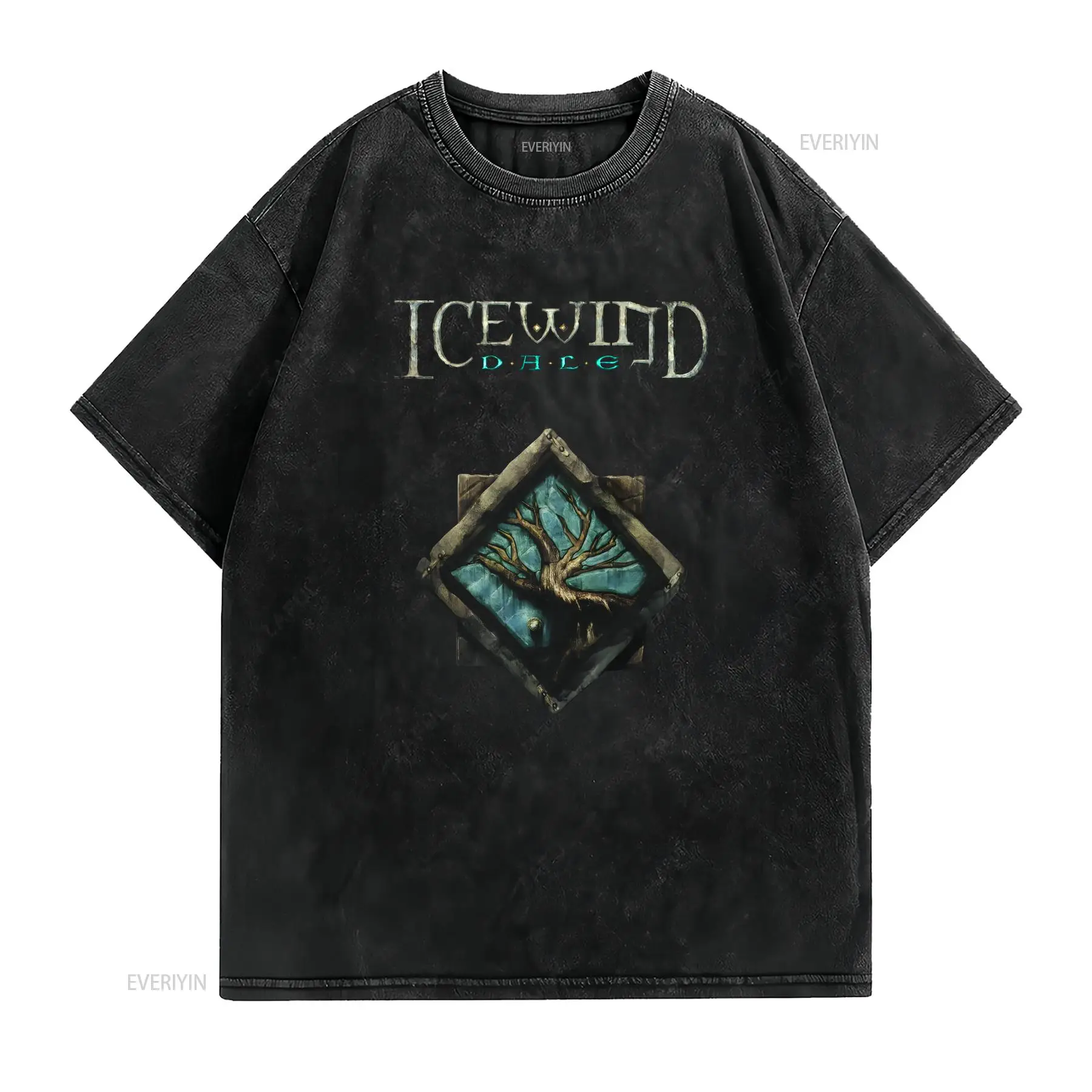 Icewind Dale Logo Classic Vide - Retro Gaming T Shirts 评论和价格