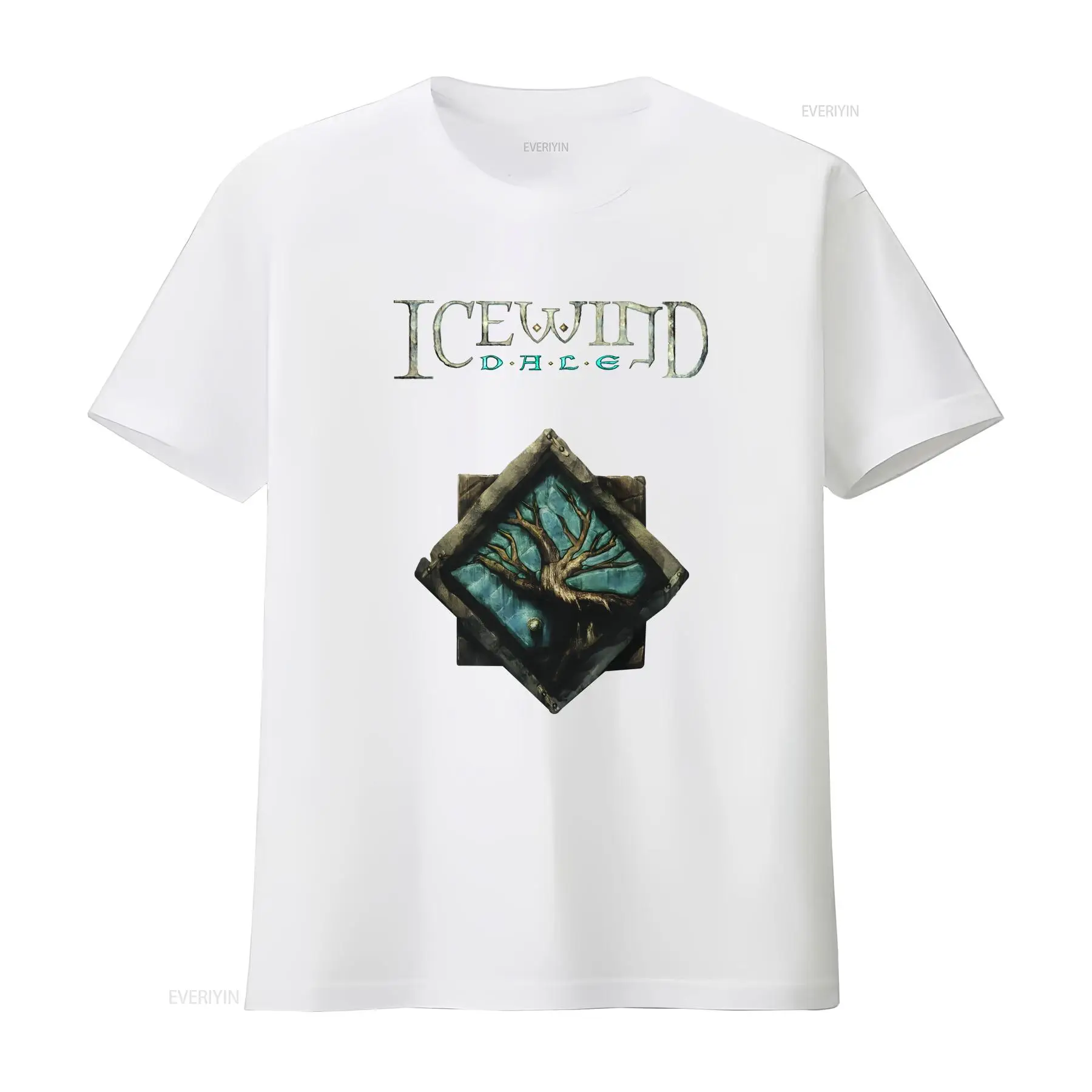 Icewind Dale Logo Classic Vide - Retro Gaming T Shirts 评论和价格