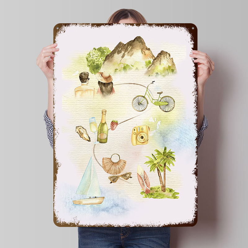 Travel the World Printed Poste - World Of Retro Gaming 评论和价格