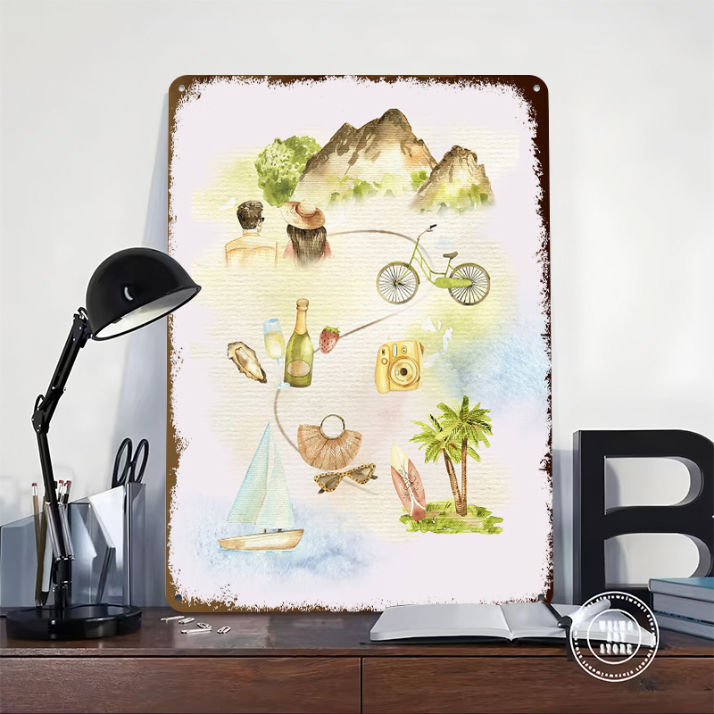 Travel the World Printed Poste - World Of Retro Gaming 评论和价格