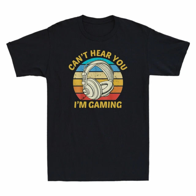 I'm Gaming Cotton Funny Retro  - Retro Gaming T Shirts 评论和价格