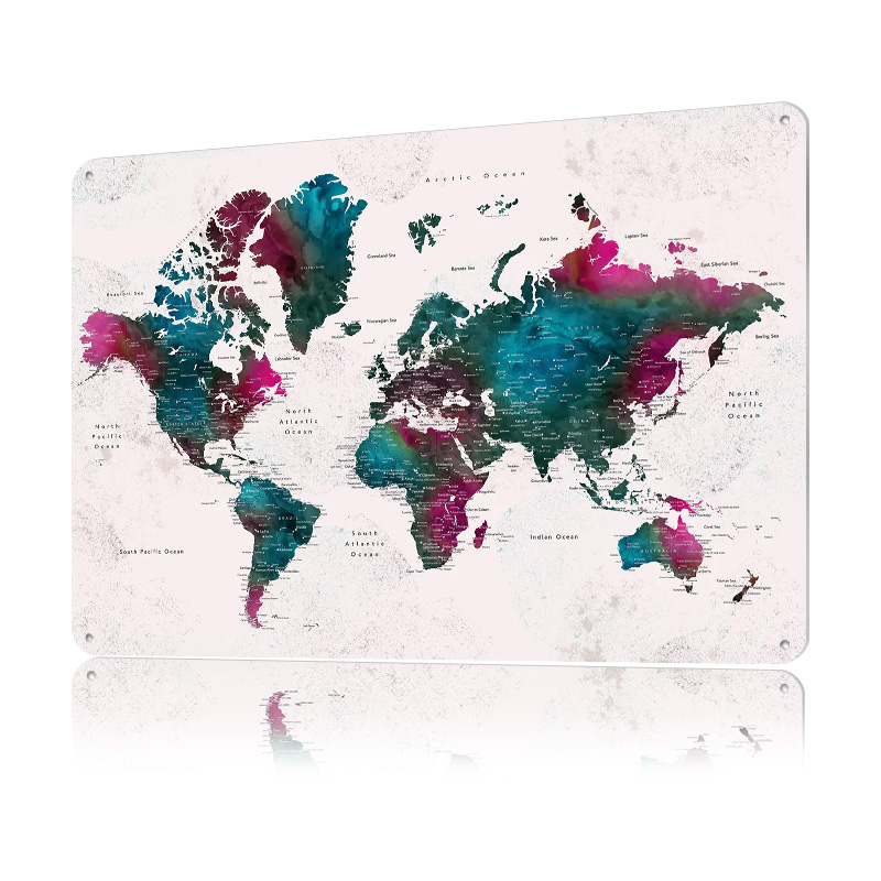 Detailed World Map Iskha Light - World Of Retro Gaming 评论和价格