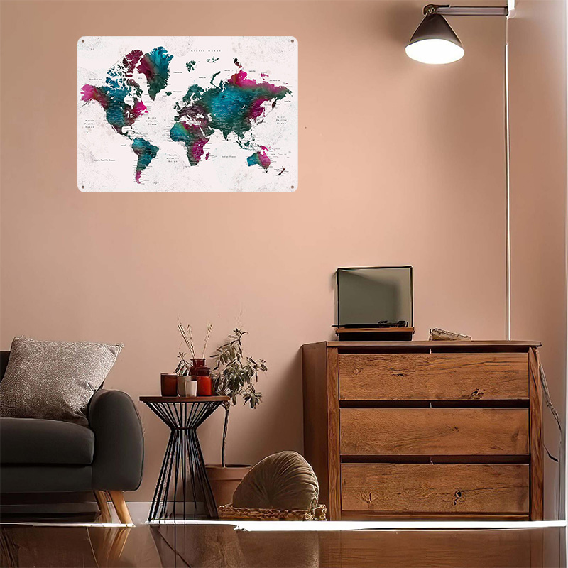 Detailed World Map Iskha Light - World Of Retro Gaming 评论和价格