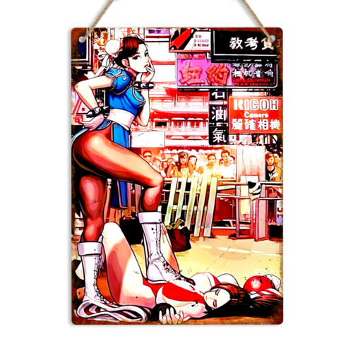 Chun Li Retro Gaming Metal Wal - Gaming Retro Arcade 评论和价格