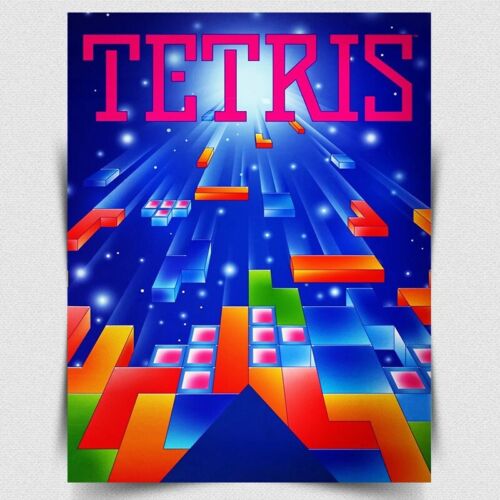 TETRIS METAL SIGN PLAQUE - Ret - Gaming Retro Arcade 评论和价格