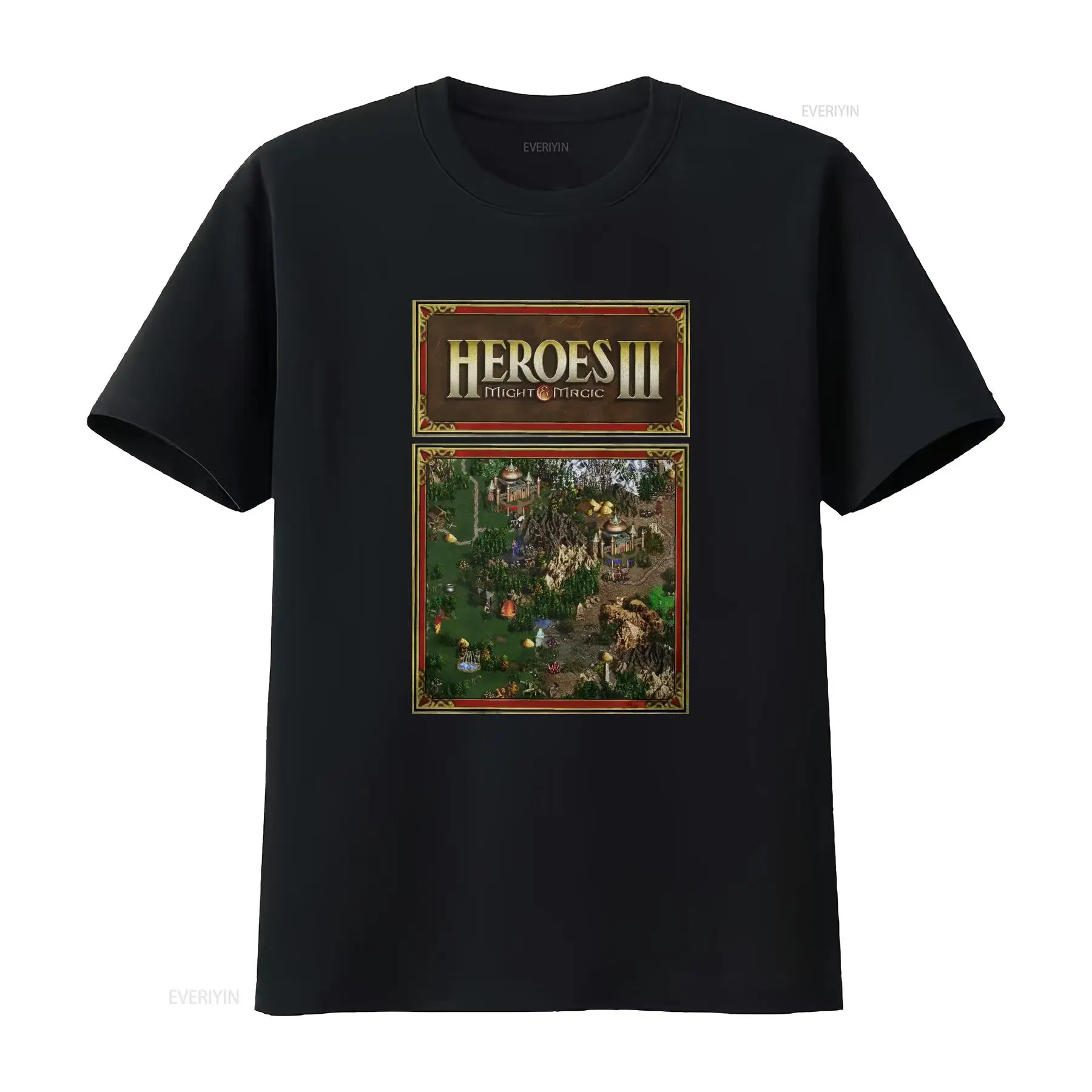 Heroes Map of Might And Magic  - Retro Gaming T Shirts 评论和价格