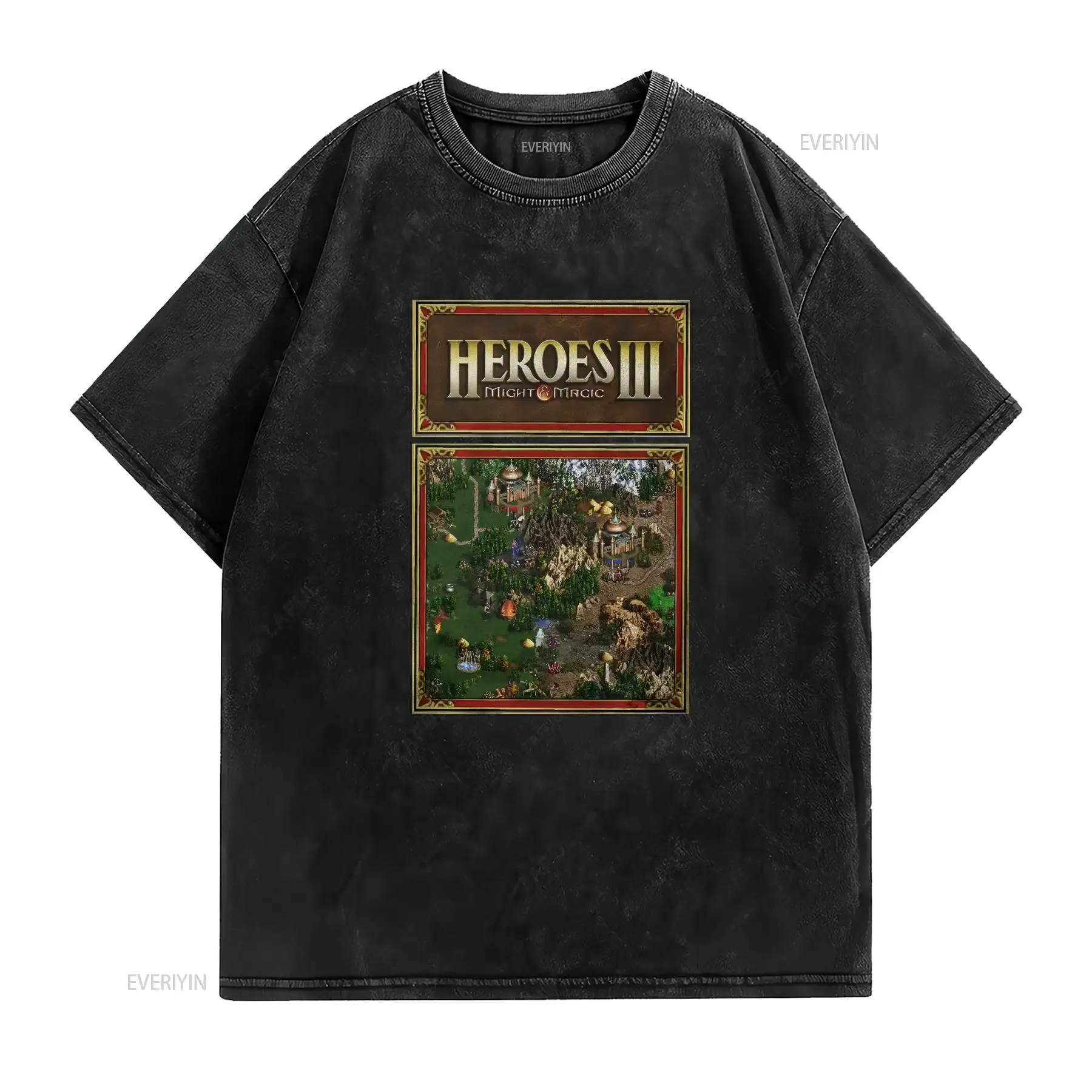 Heroes Map of Might And Magic  - Retro Gaming T Shirts 评论和价格
