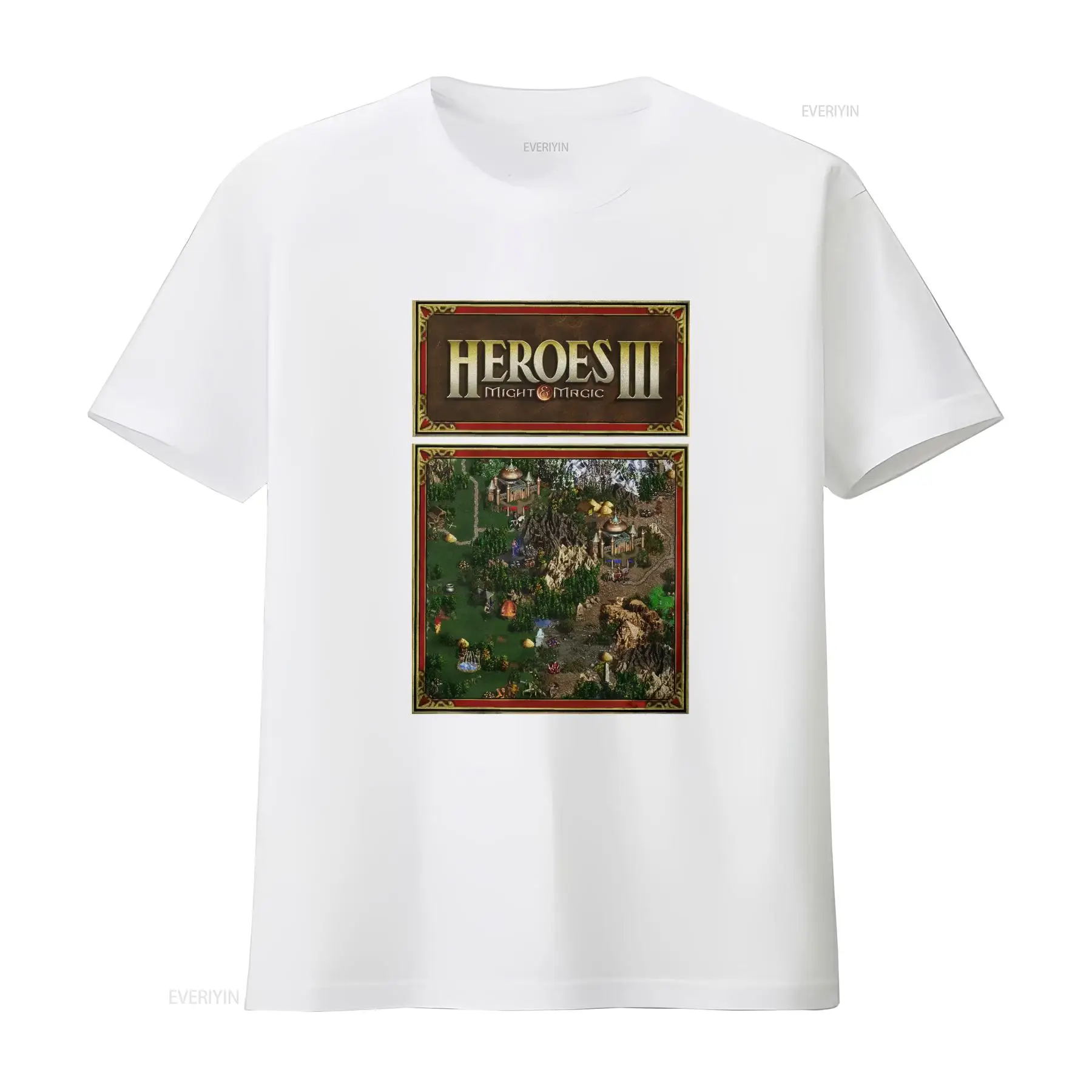 Heroes Map of Might And Magic  - Retro Gaming T Shirts 评论和价格