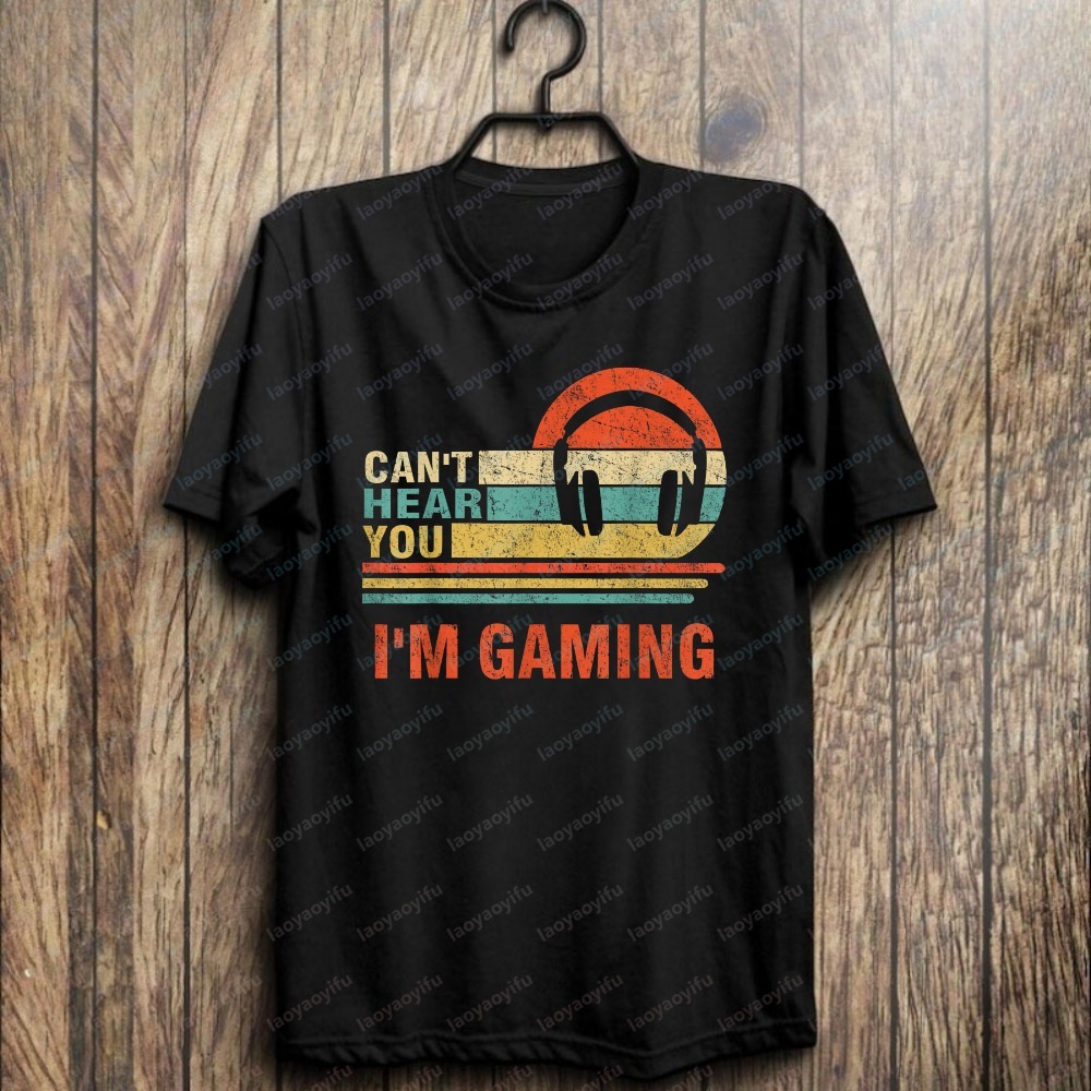 Funny Gamer Gift Headset Can't - Retro Gaming Headset 评论和价格