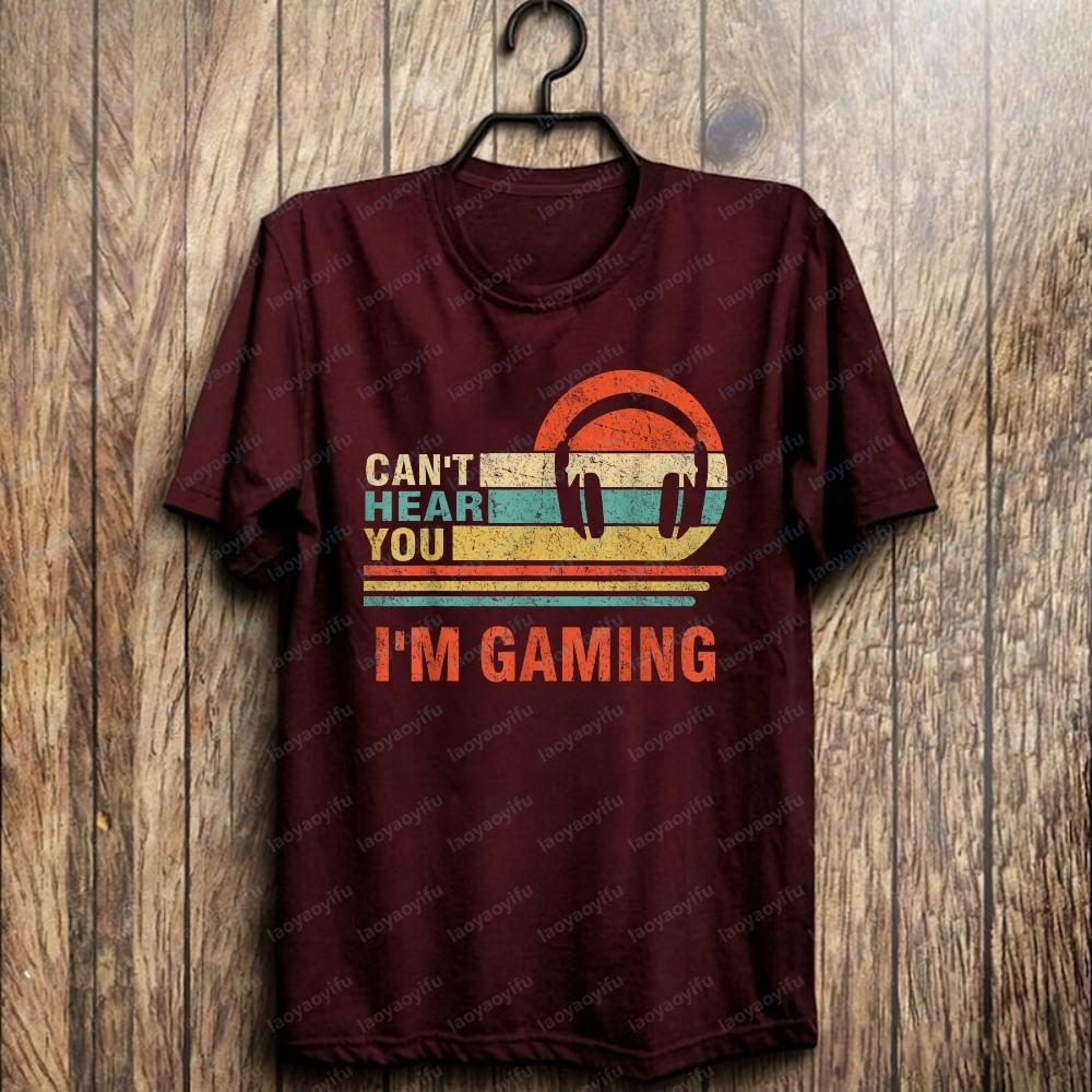 Funny Gamer Gift Headset Can't - Retro Gaming Headset 评论和价格