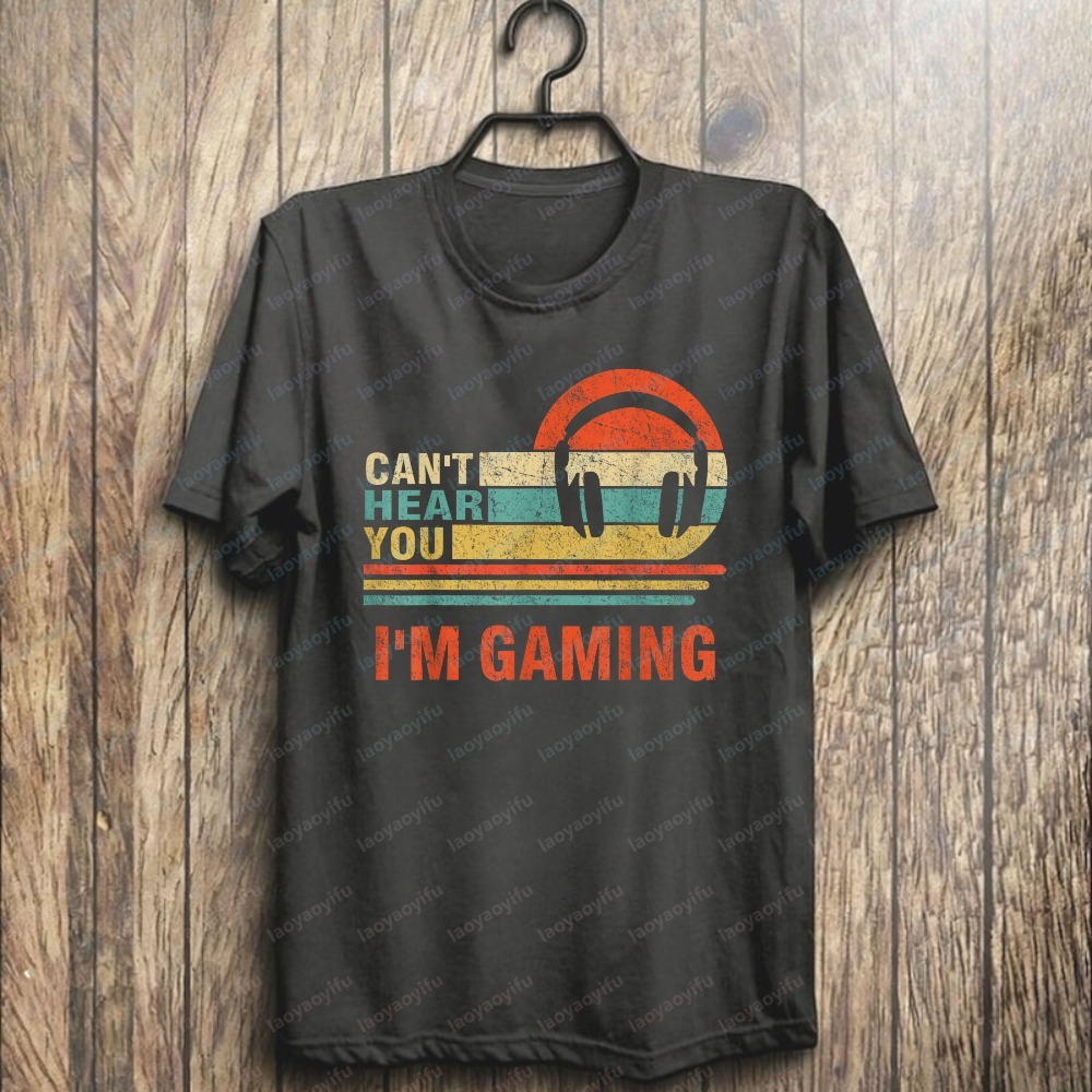 Funny Gamer Gift Headset Can't - Retro Gaming Headset 评论和价格