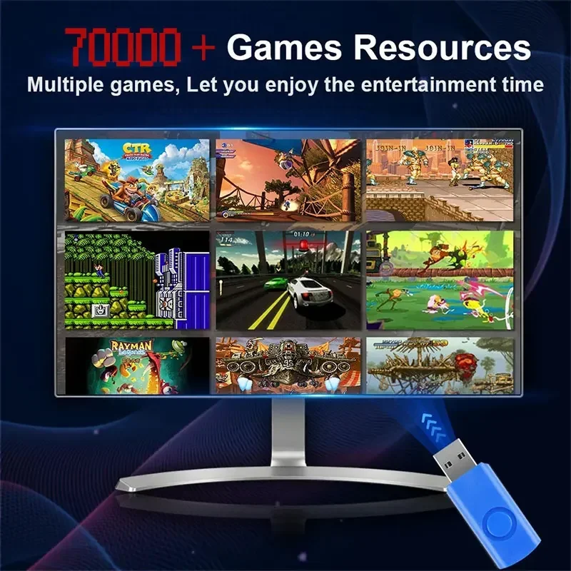 Retro Gaming Console 70000+ Ga - Retro Gaming For Tv 评论和价格