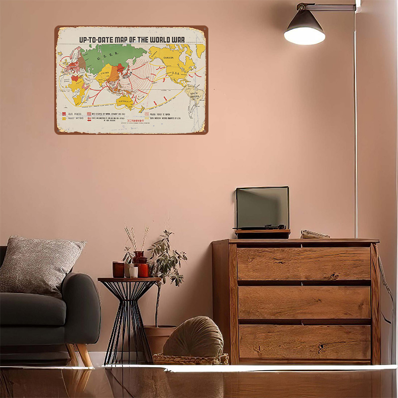 Map Of The World War Personali - World Of Retro Gaming 评论和价格