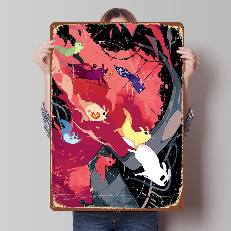 Rain World Metal Poster Custom - World Of Retro Gaming 评论和价格