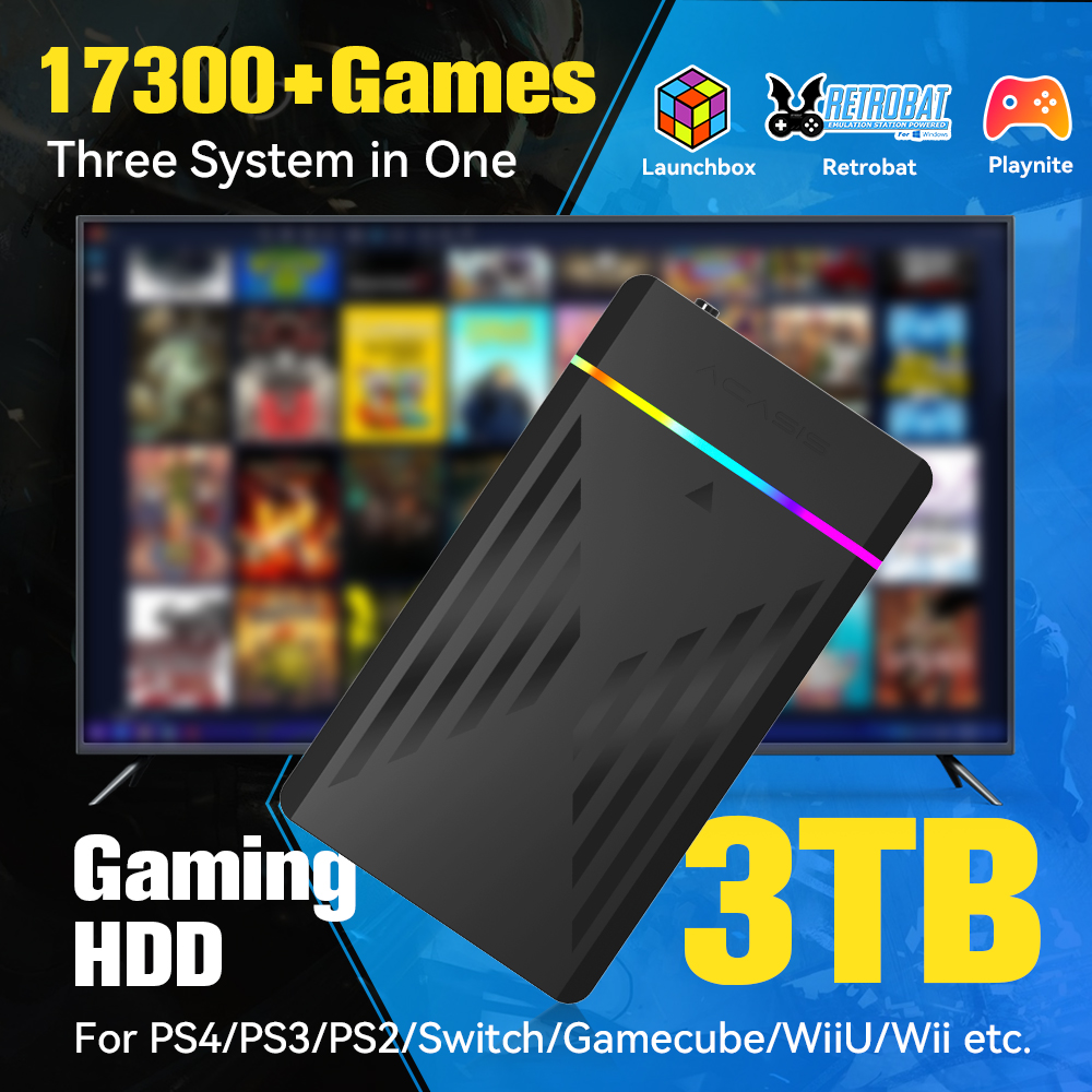 3TB Portable Gaming HDD Launch - Retro Gaming Portable 评论和价格