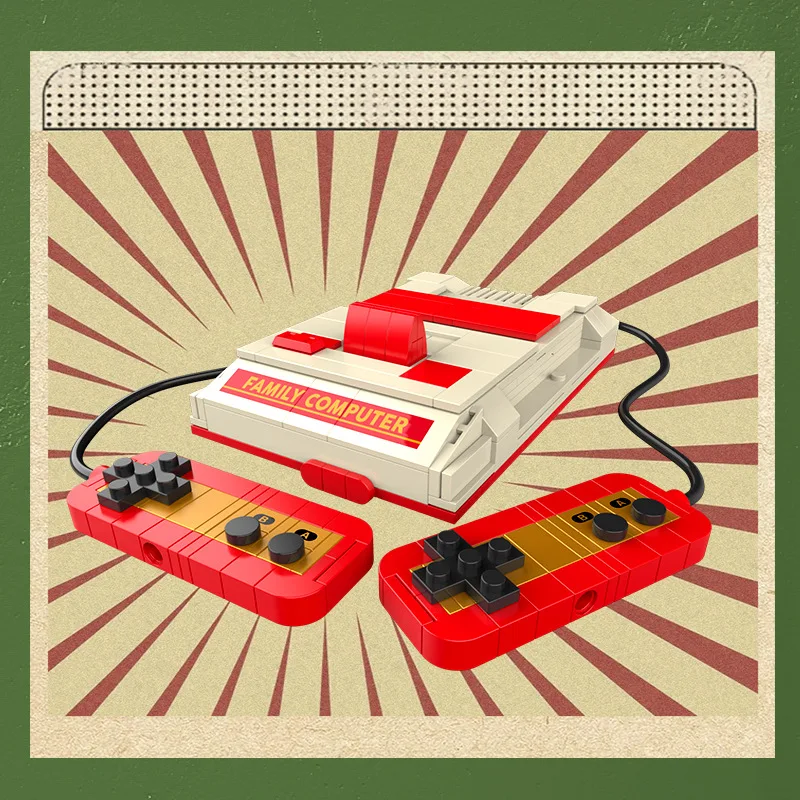 DIY Retro Electrical Appliance - Retro Gaming Console Lego 评论和价格